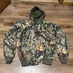 Mossy Oak Camo Zip Up Hoodie
